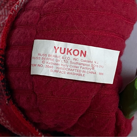 Russ Berrie Frog YUKON Resin Bean Bag Christmas Kathleen Kelly Critter Factory - Picture 13 of 16